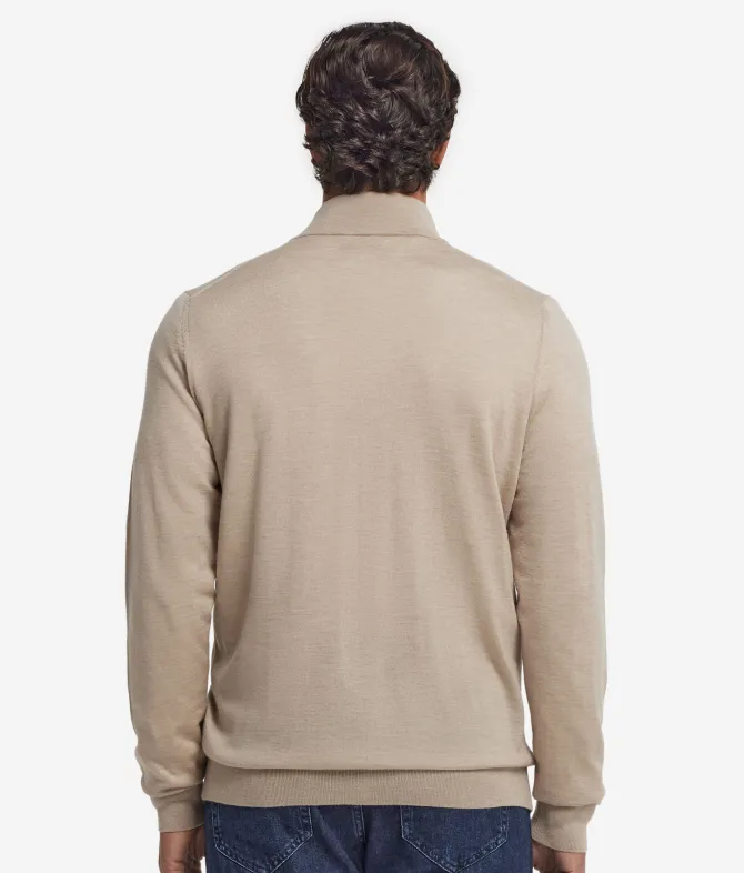 Cardigan con zip in Cashmere Ultrafine