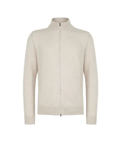 Cardigan con zip in Cashmere Ultrasoft