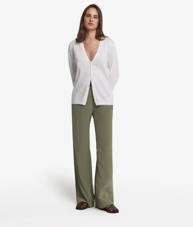 Cardigan in cotone fresh