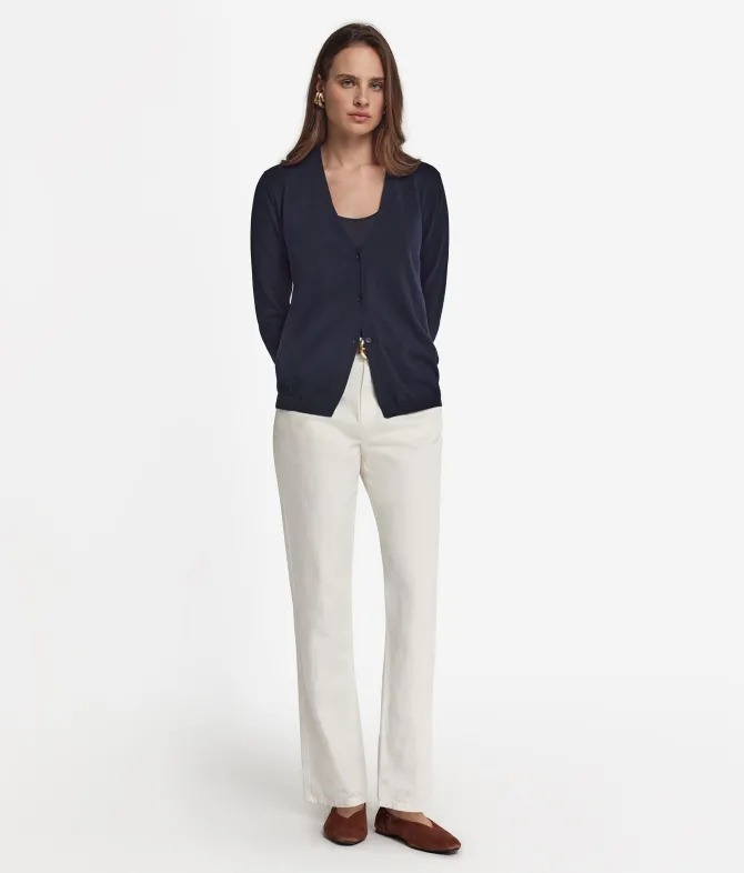 Cardigan in cotone fresh