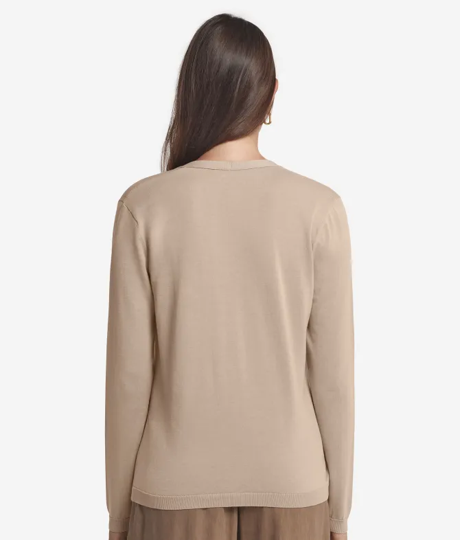 Cardigan in cotone fresh