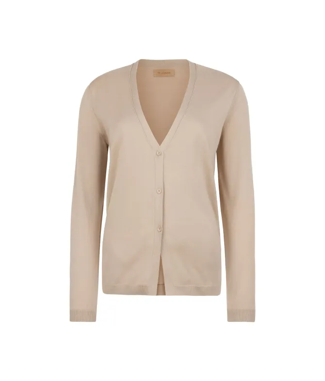 Cardigan in cotone fresh