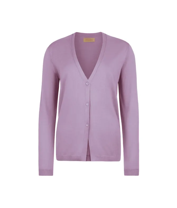 Cardigan in cotone fresh