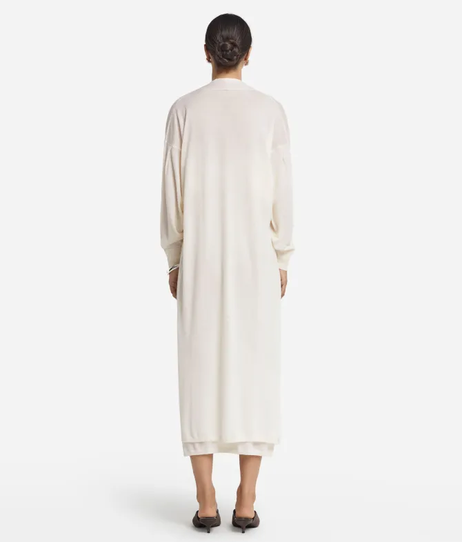 Cardigan lungo in Cashmere Ultrafine