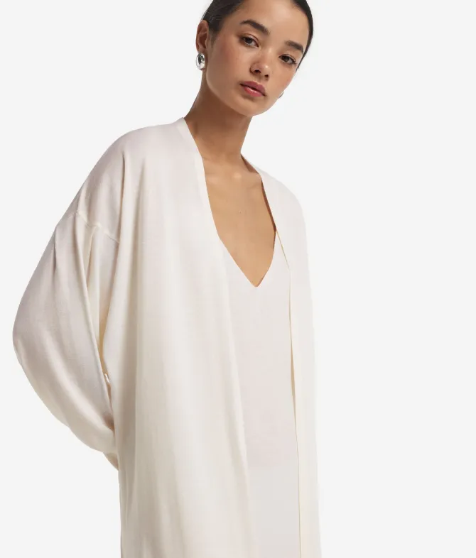 Cardigan lungo in Cashmere Ultrafine