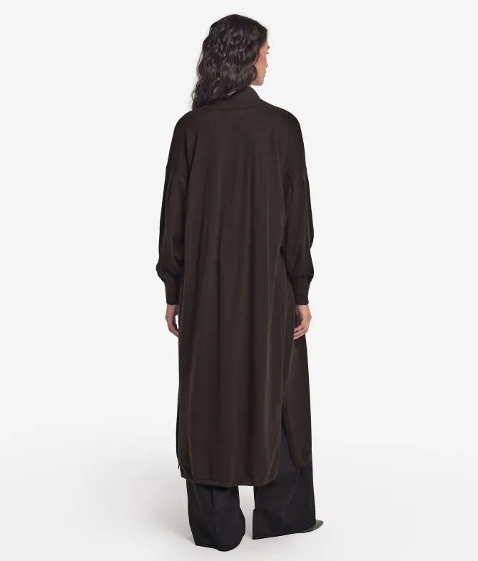 Cardigan lungo in Cashmere Ultrafine