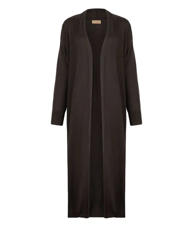 Cardigan lungo in Cashmere Ultrafine