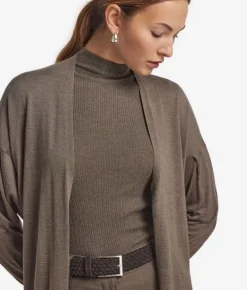 Cardigan lungo in Cashmere Ultrafine