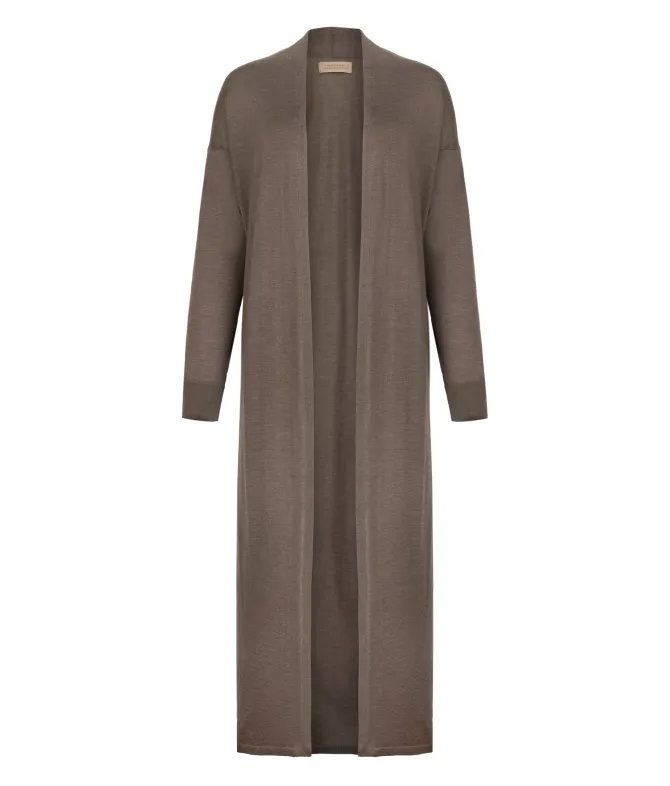 Cardigan lungo in Cashmere Ultrafine