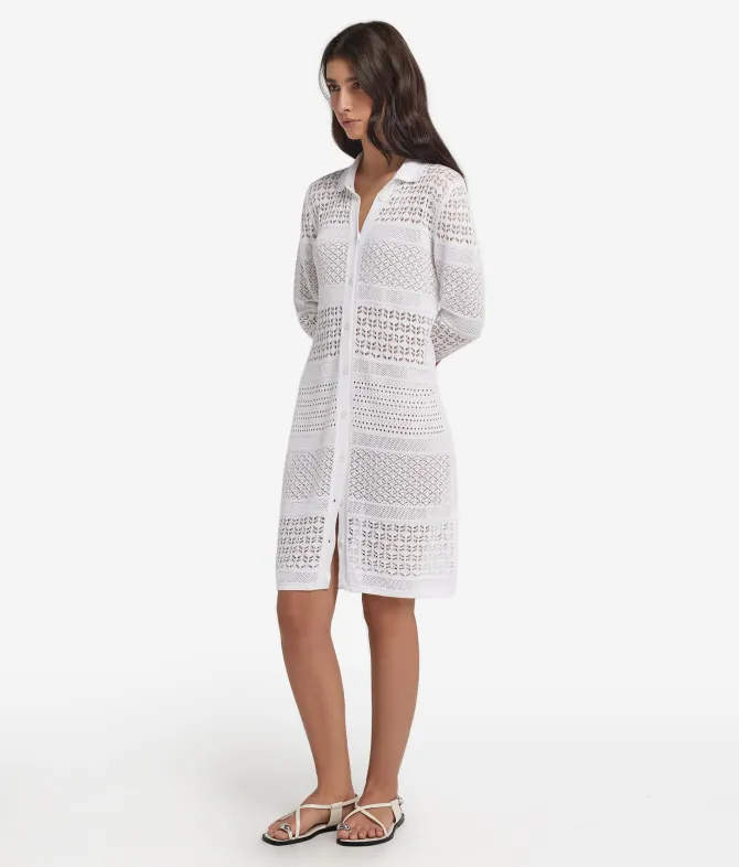Chemisier crochet in cotone