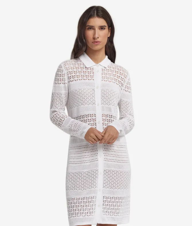Chemisier crochet in cotone