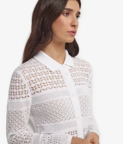 Chemisier crochet in cotone