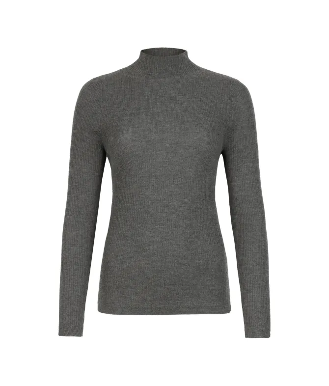 Dolcevita a costina in Cashmere Ultrafine