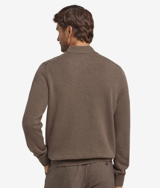 Dolcevita con motivo Fisherman in Cashmere Ultrasoft