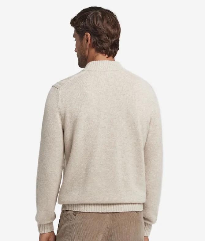 Dolcevita con motivo Fisherman in Cashmere Ultrasoft