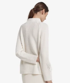 Dolcevita con perle in Cashmere Ultrasoft