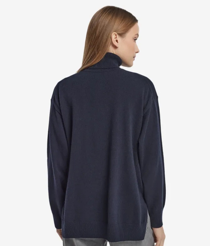 Dolcevita con spacchi in Cashmere Ultrasoft