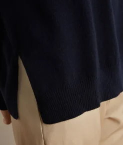 Dolcevita con spacchi in Cashmere Ultrasoft