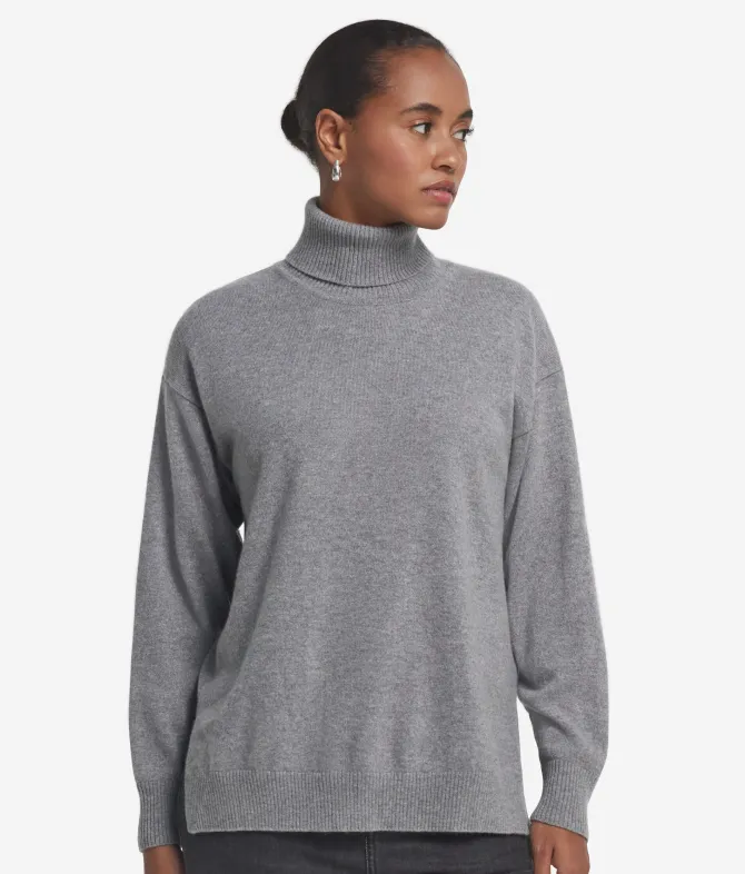 Dolcevita con spacchi in Cashmere Ultrasoft
