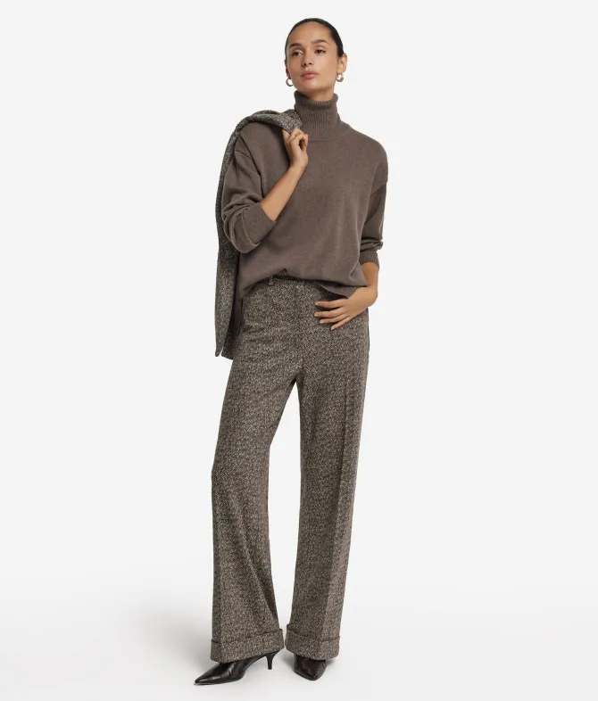 Dolcevita con spacchi in Cashmere Ultrasoft
