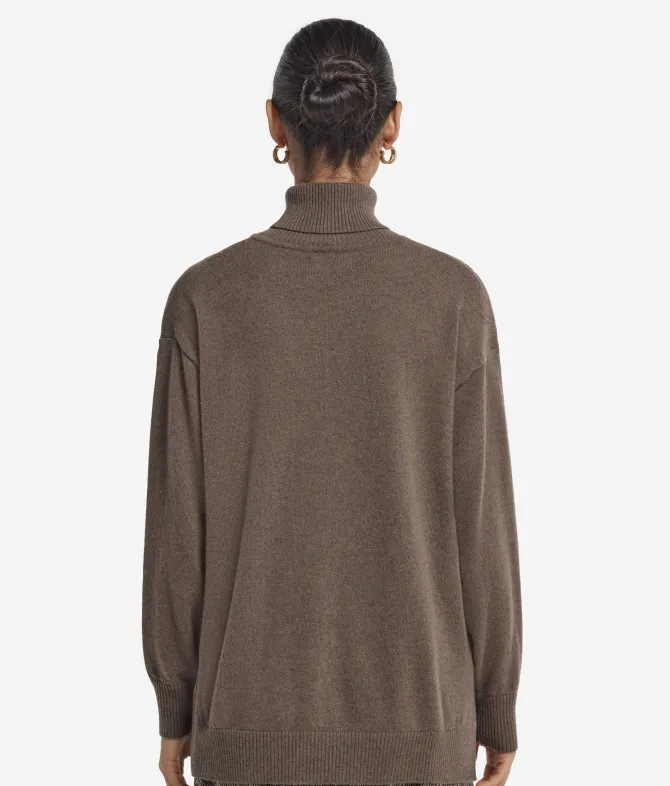 Dolcevita con spacchi in Cashmere Ultrasoft