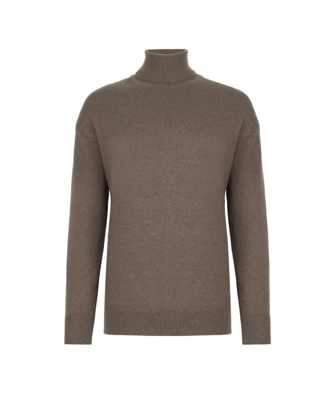 Dolcevita con spacchi in Cashmere Ultrasoft