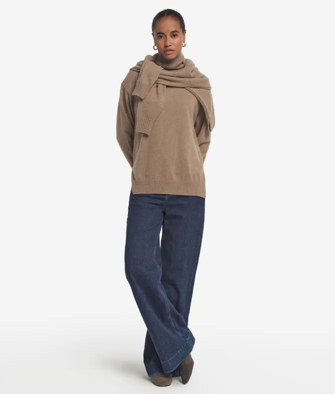Dolcevita con spacchi in Cashmere Ultrasoft