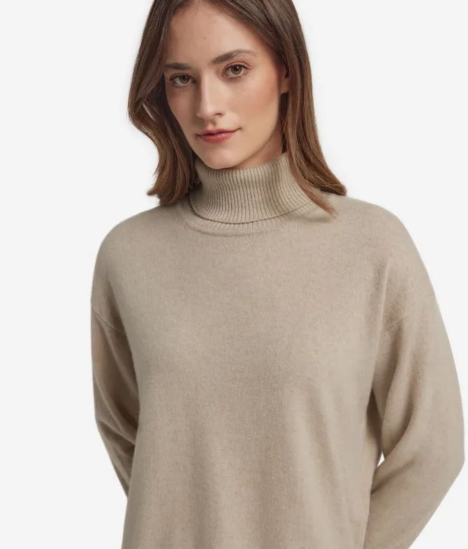 Dolcevita con spacchi in Cashmere Ultrasoft