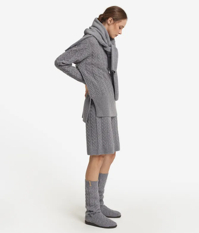 Dolcevita trecce in Cashmere Ultrasoft