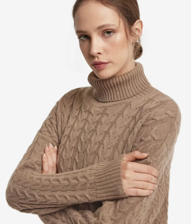 Dolcevita trecce in Cashmere Ultrasoft