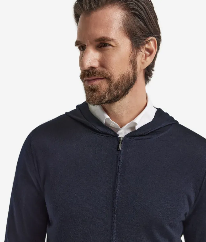 Felpa con cappuccio in Cashmere Ultrafine