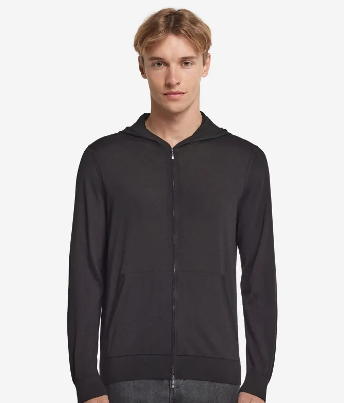 Felpa con cappuccio in Cashmere Ultrafine