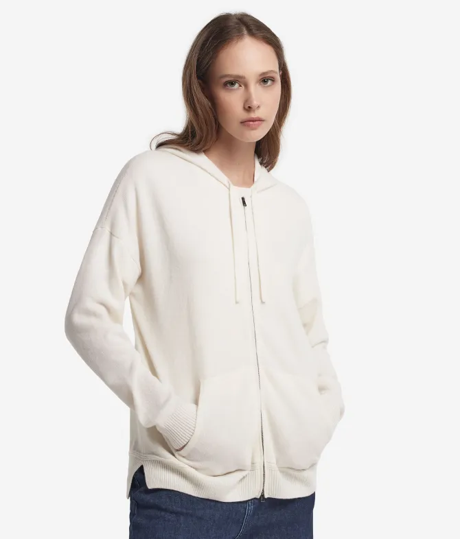 Felpa con cappuccio in Cashmere Ultrasoft