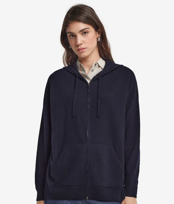 Felpa con cappuccio in Cashmere Ultrasoft
