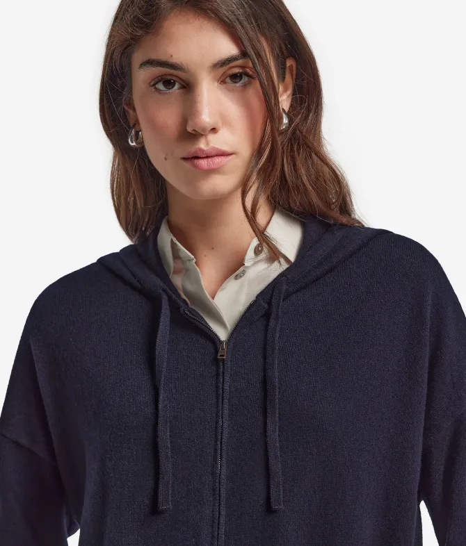 Felpa con cappuccio in Cashmere Ultrasoft