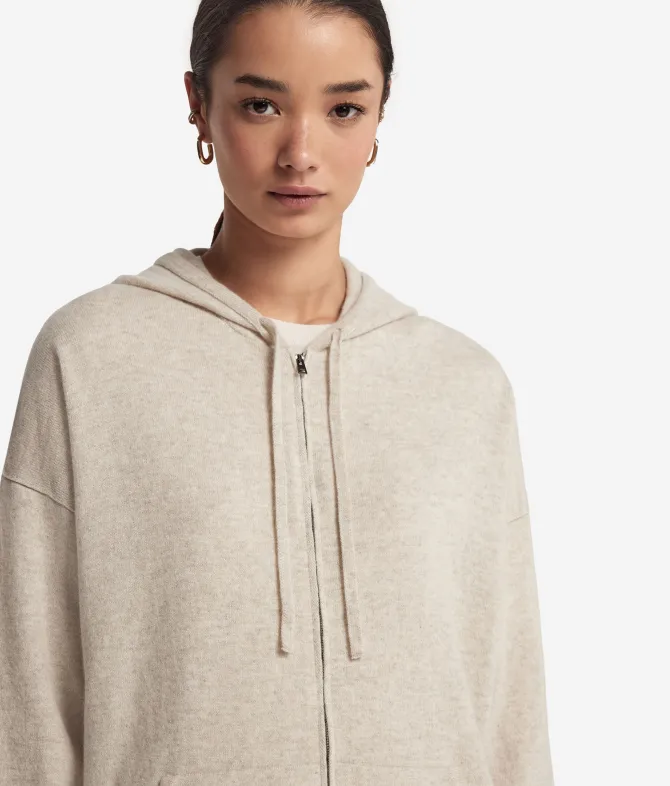 Felpa con cappuccio in Cashmere Ultrasoft