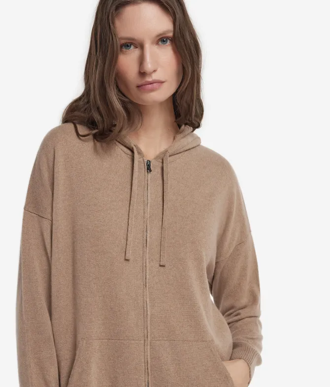 Felpa con cappuccio in Cashmere Ultrasoft