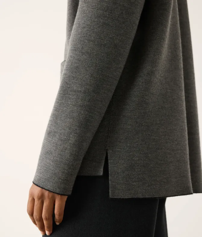 Felpa reversibile in Cashmere Ultrafine