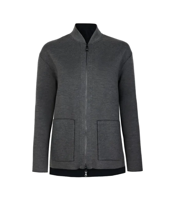 Felpa reversibile in Cashmere Ultrafine
