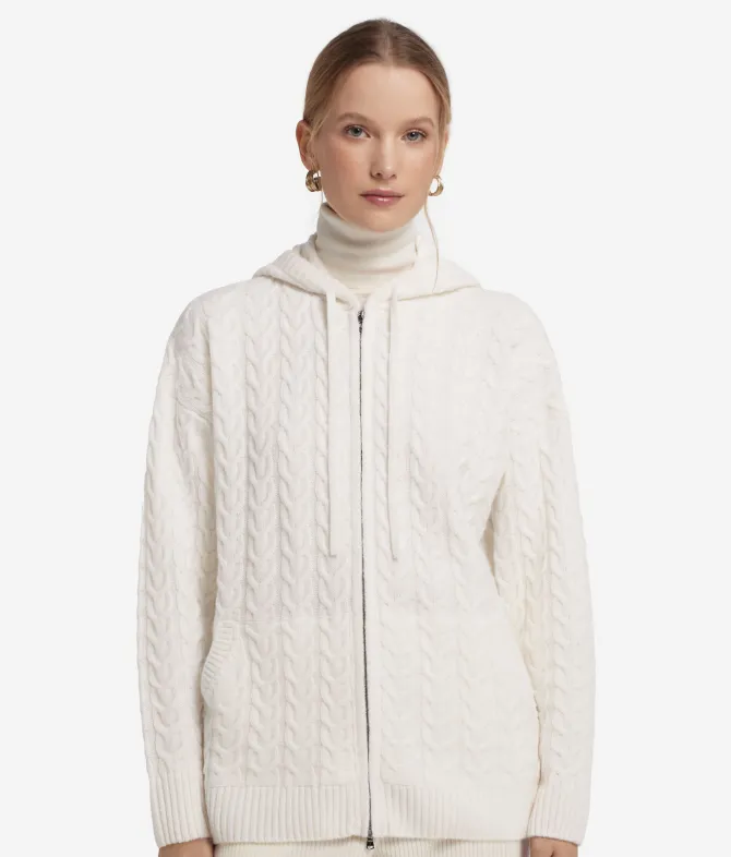 Felpa trecce in Cashmere Ultrasoft