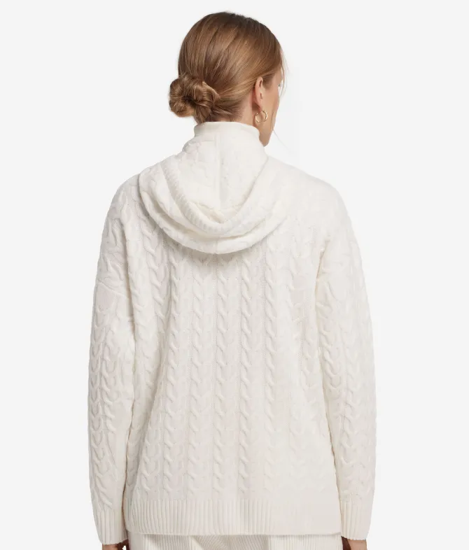 Felpa trecce in Cashmere Ultrasoft