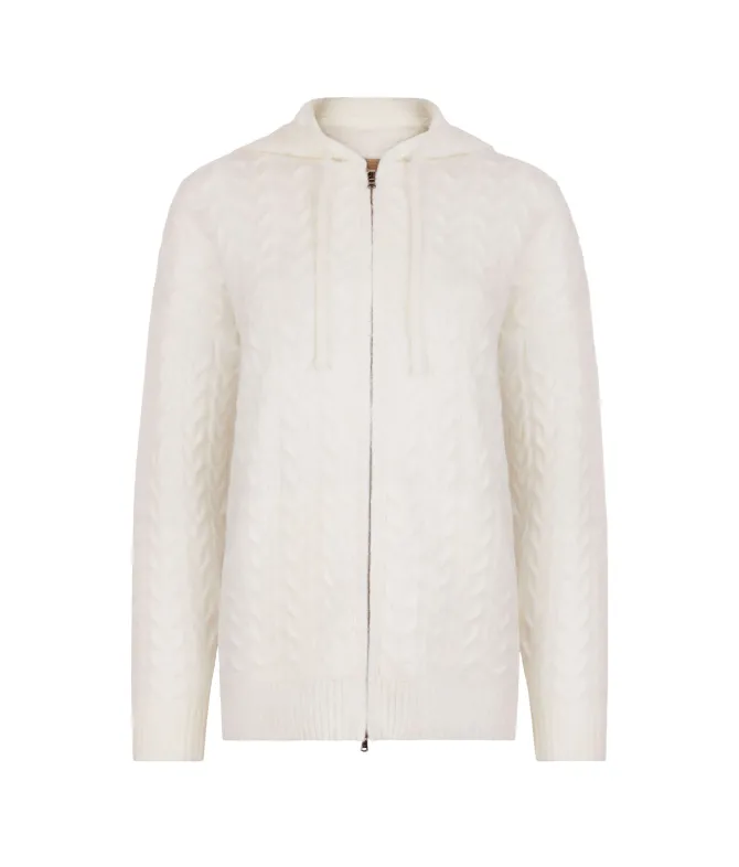 Felpa trecce in Cashmere Ultrasoft