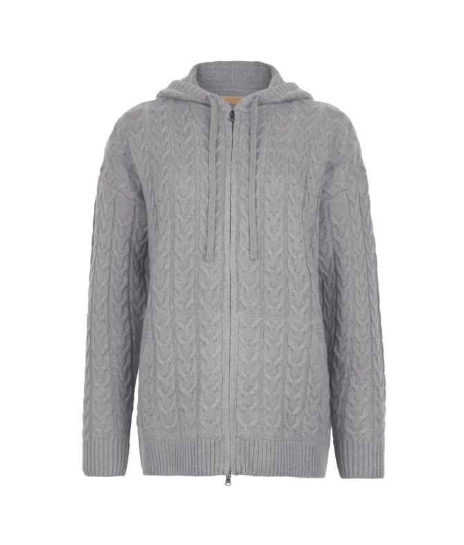 Felpa trecce in Cashmere Ultrasoft