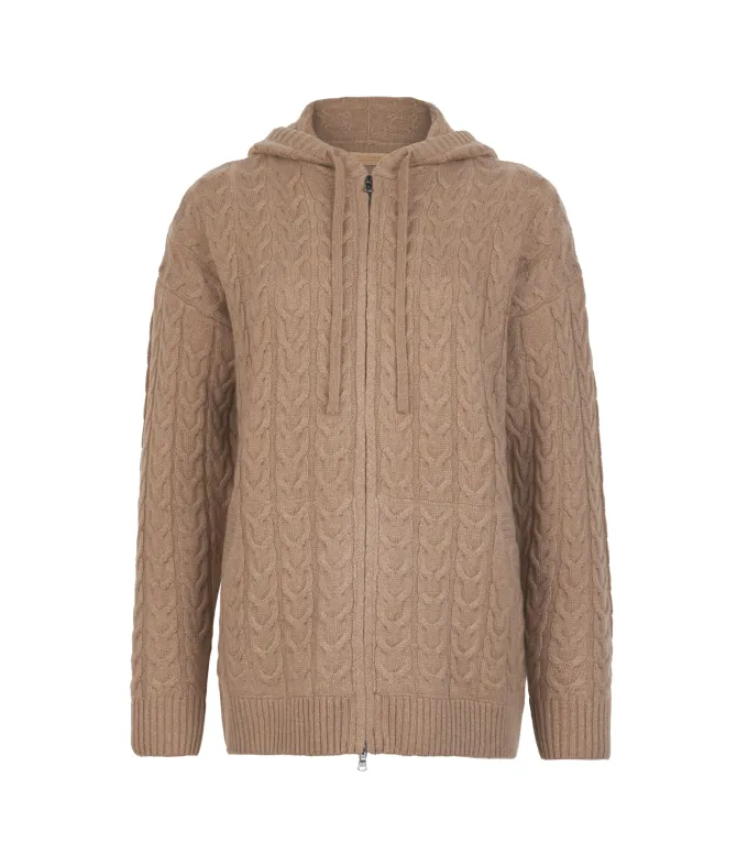 Felpa trecce in Cashmere Ultrasoft