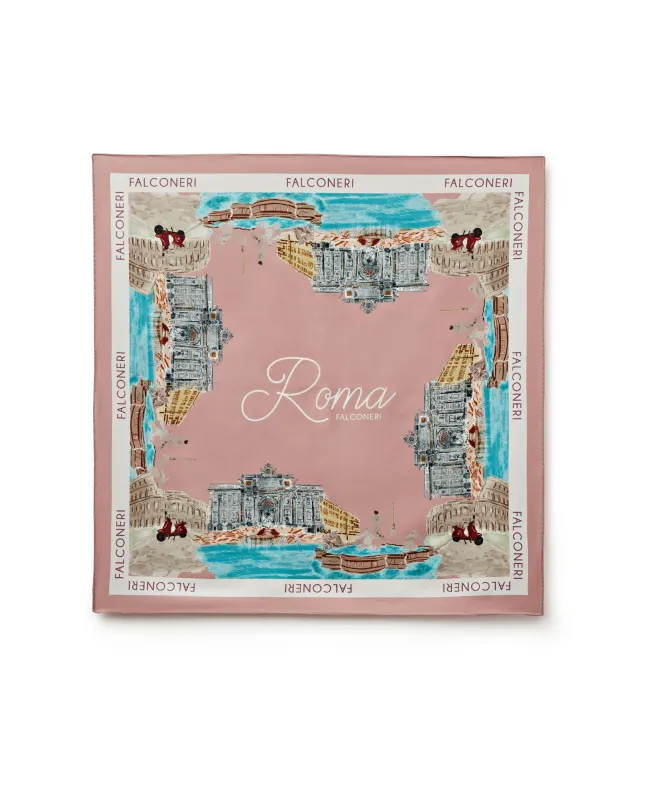 Foulard città in seta