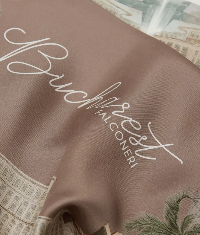 Foulard città in seta