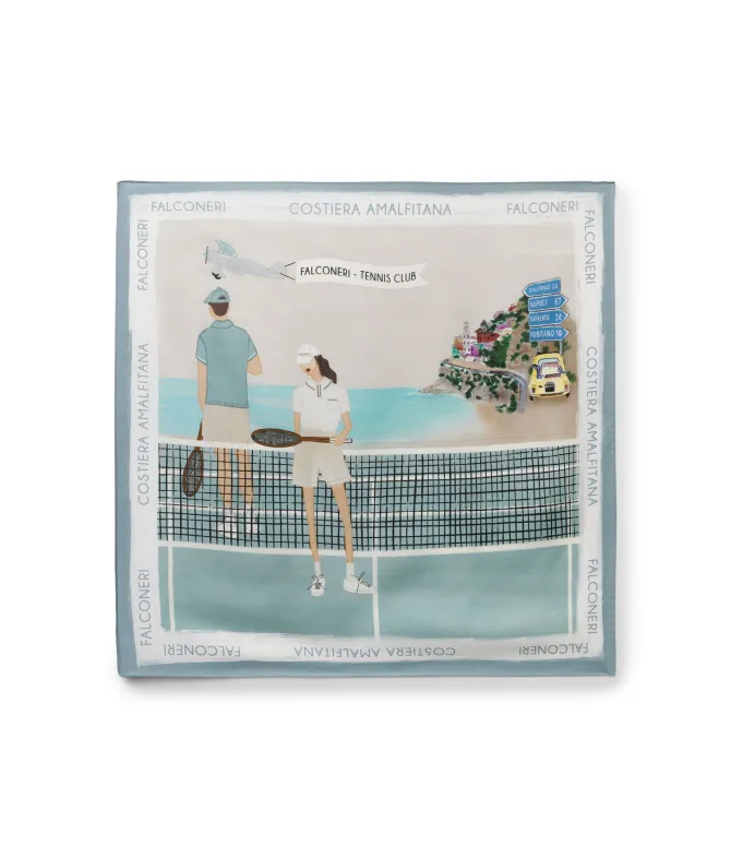 Foulard città in seta