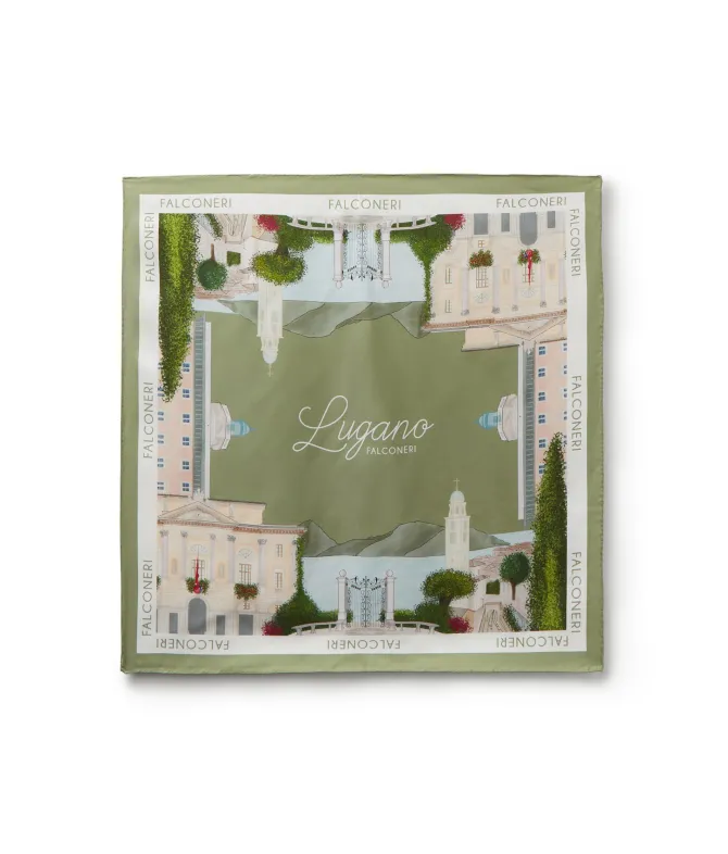 Foulard città in seta