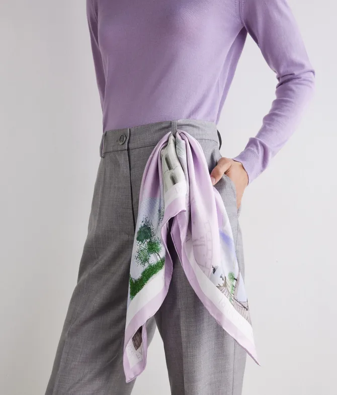 Foulard città in seta