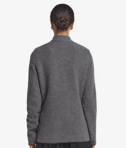 Giacca bicolore in lana e cashmere
